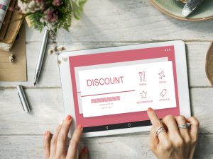 Discount Voucher Coupon Gift Certificate Concept